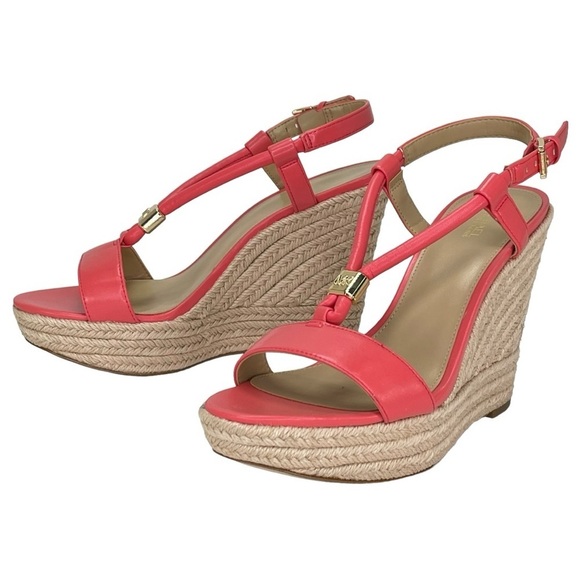 Michael Kors Annie Espadrille Wedge Womens Sandals Size 10M - Picture 8 of 13